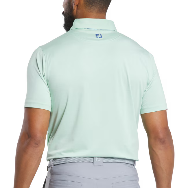 FootJoy Heather Lisle Polo - Pistachio/Lattice