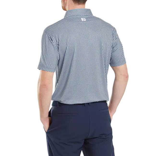 FootJoy Houndstooth Geo Lisle Polo Shirt