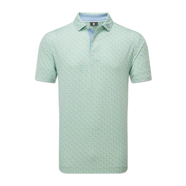 FootJoy Figure Print Lisle Golf Polo