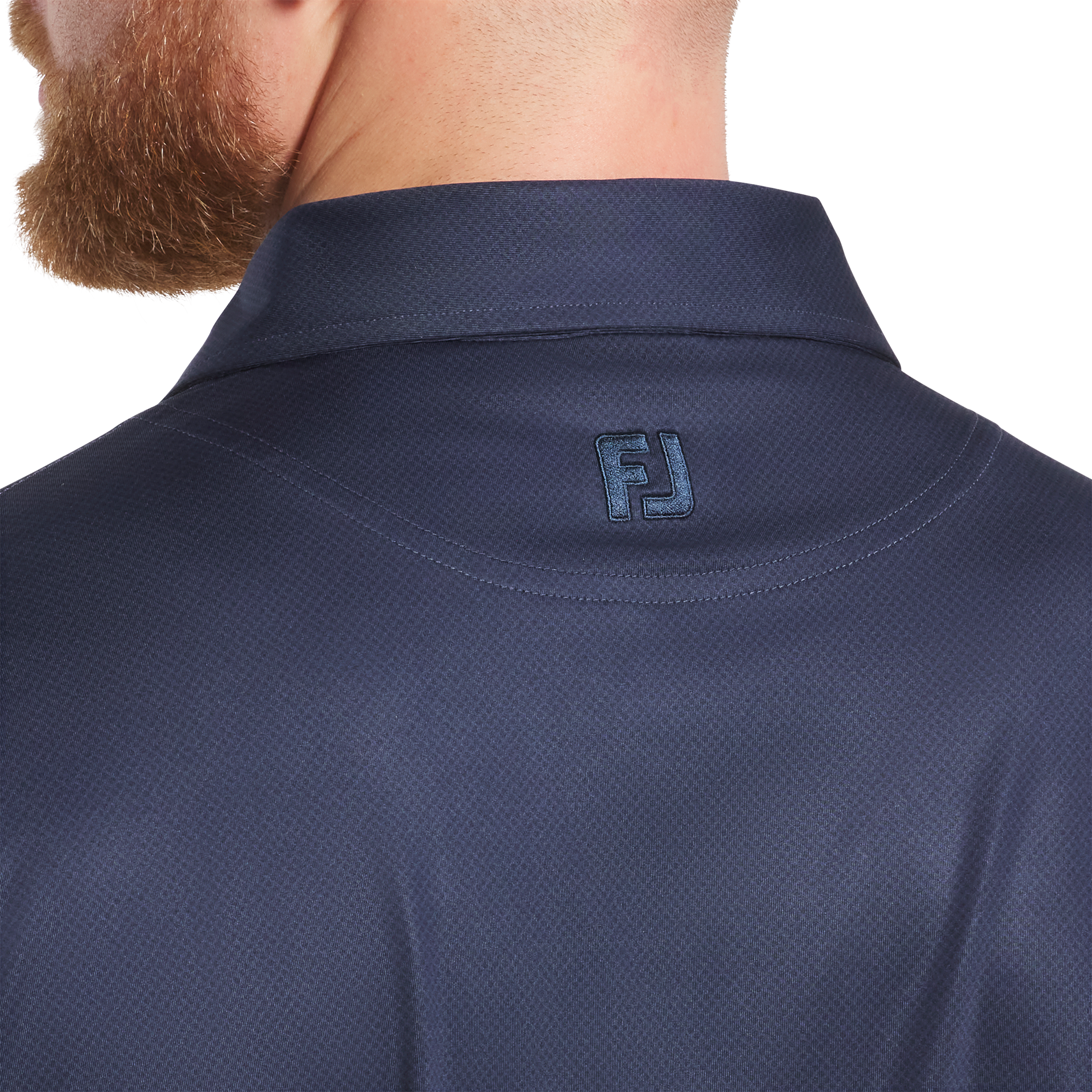 FootJoy Men`s Tonal Dot Print Lisle Golf Polo