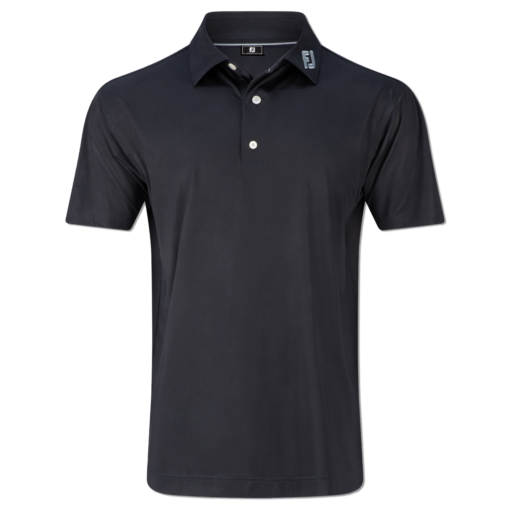 FootJoy Men`s Tonal Dot Print Lisle Golf Polo
