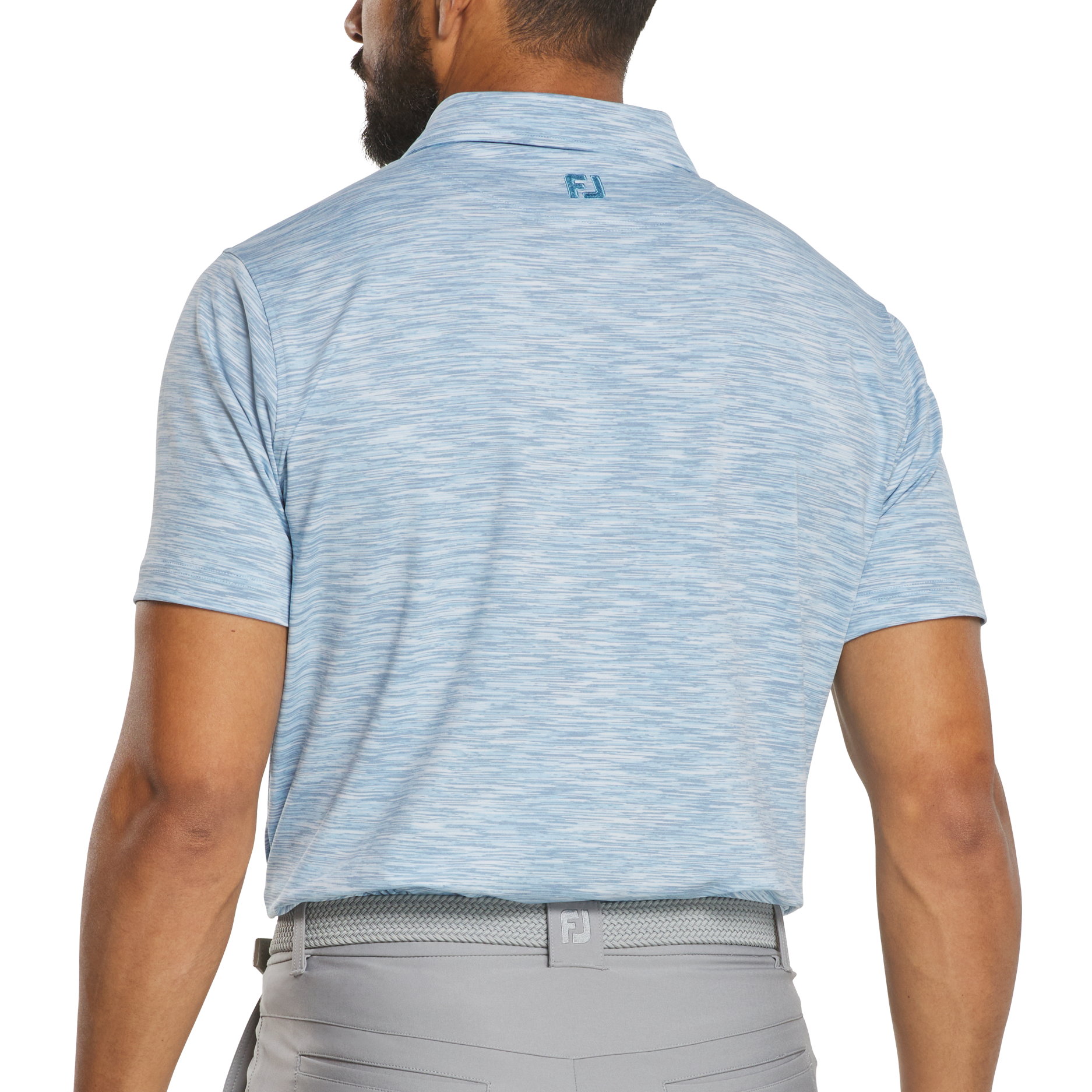 FootJoy Space Dye Polo - High Tide