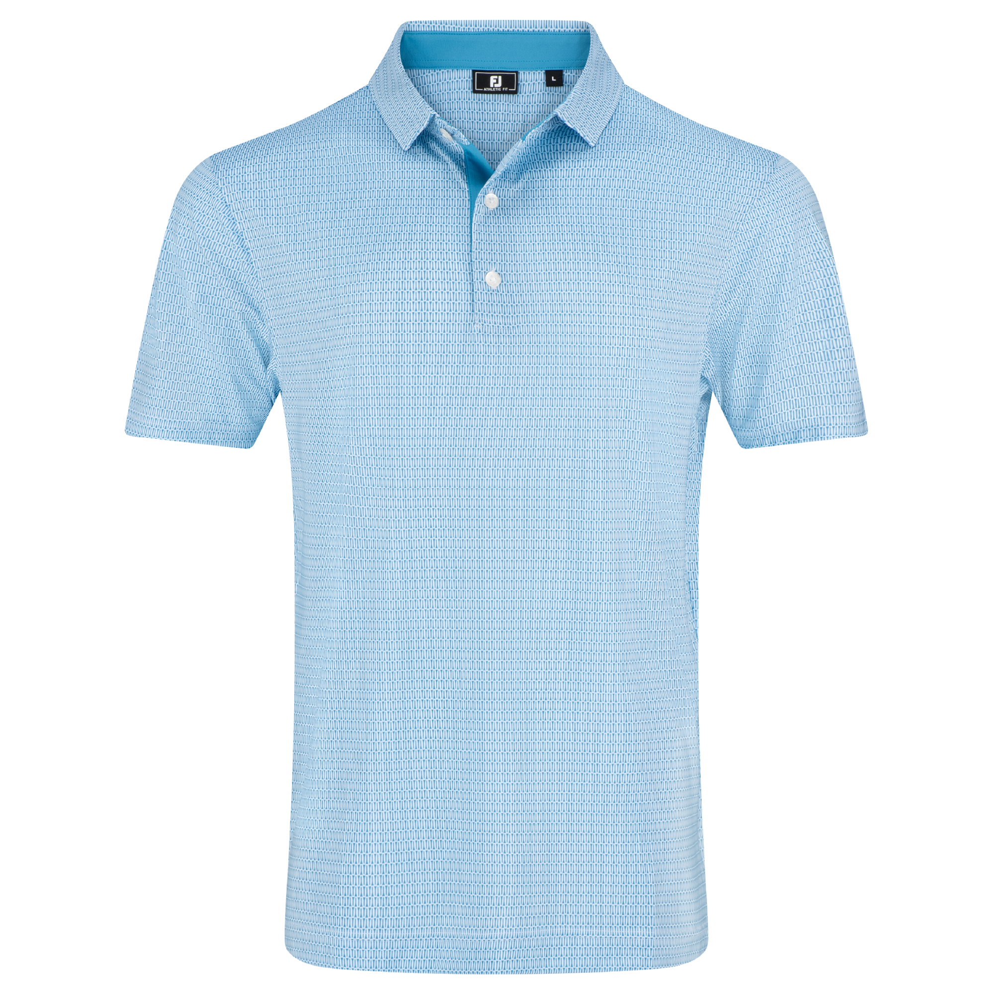 FootJoy Tee Geo Print Polo - High Tide