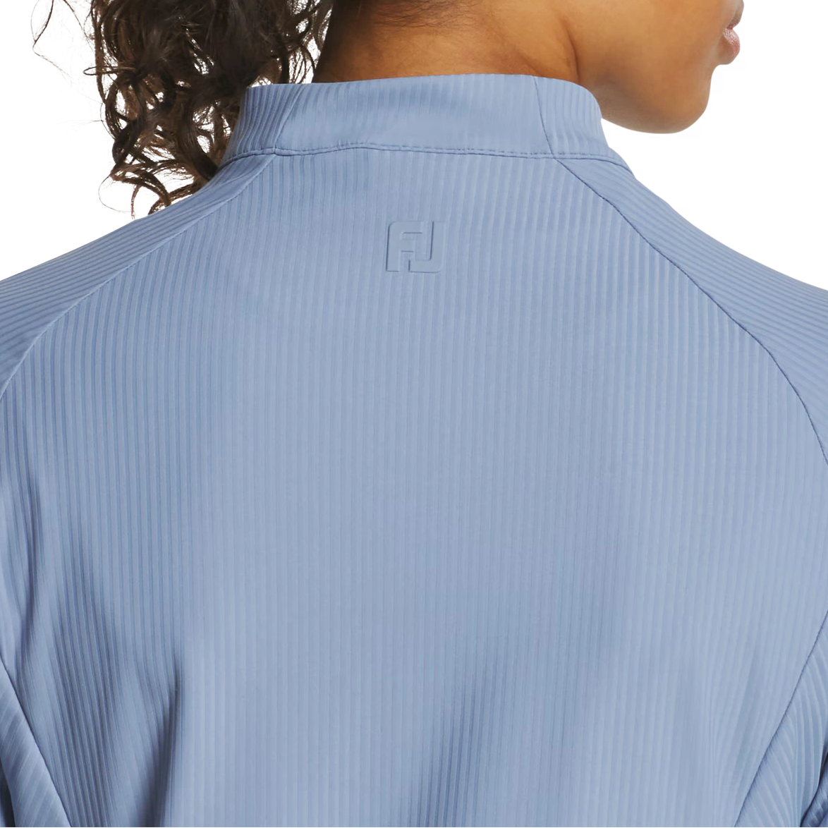FootJoy Ladies Rib Full-Zip Jacket - Blue Stone