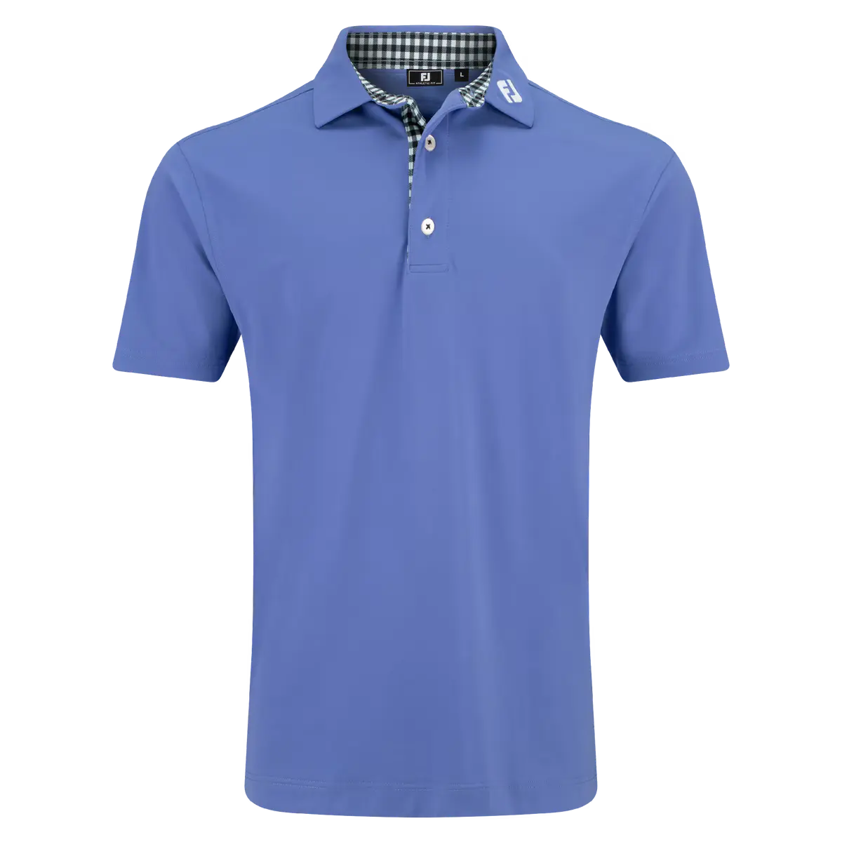 FootJoy Stretch Pique Solid Gingham Trim - Vivid Violet