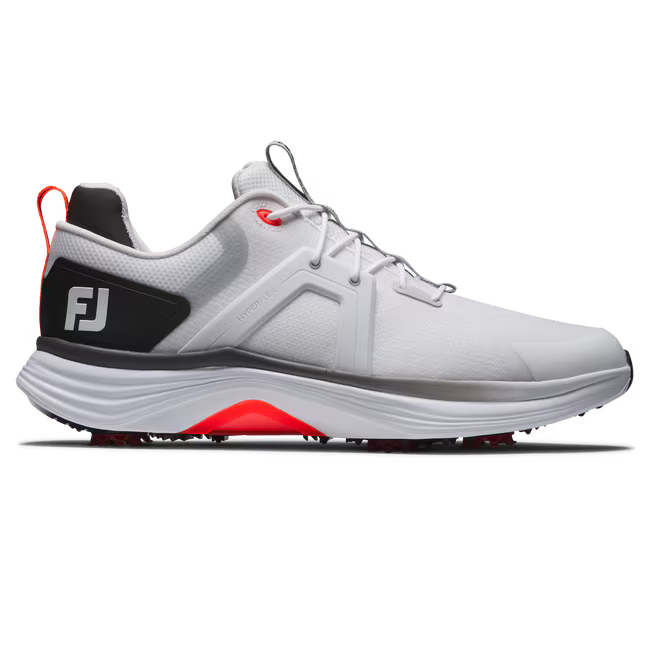 FootJoy Mens Hyperflex Golf Shoe - White/Black/Red