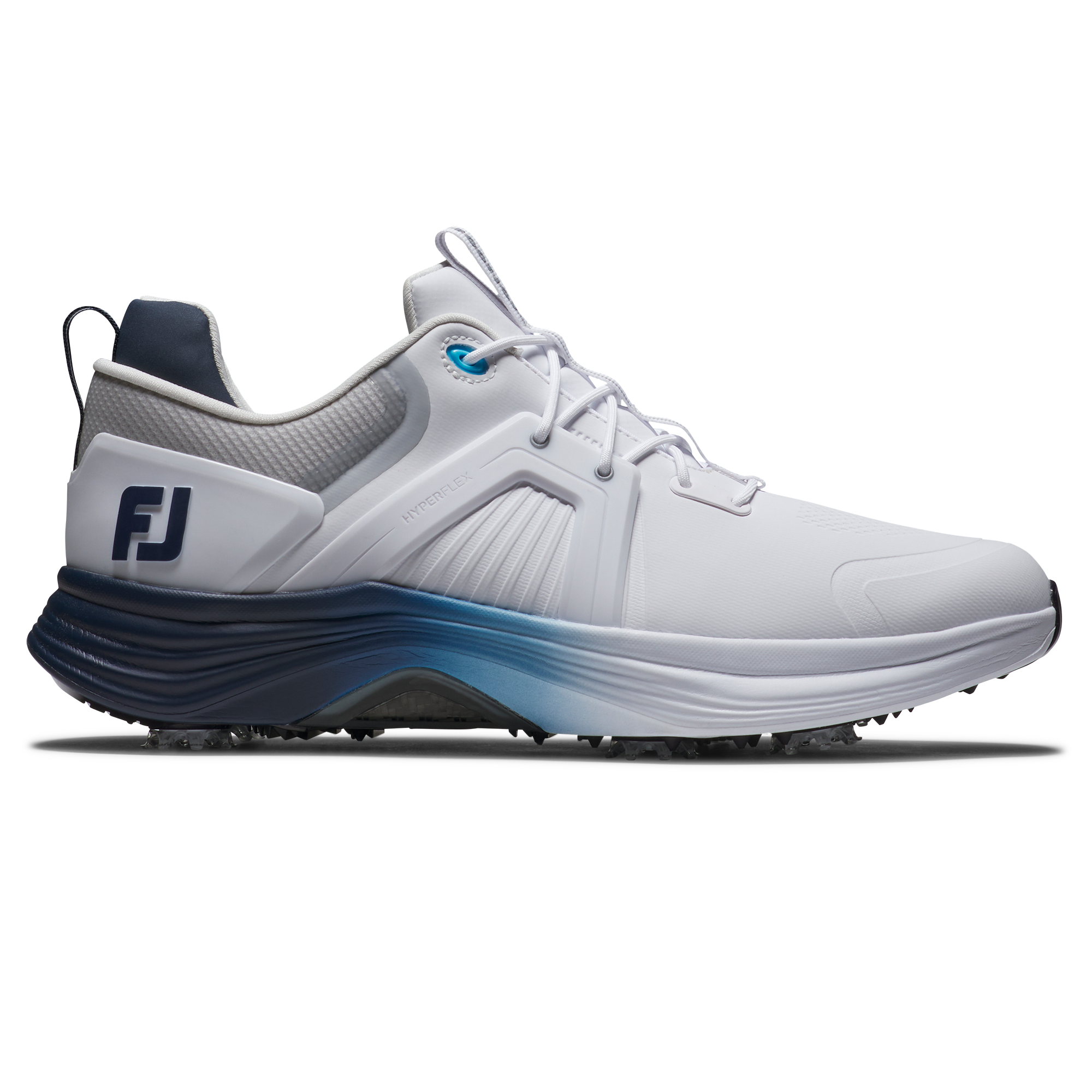 FootJoy 2025 Hyperflex Carbon Golf Shoes - White/Navy/Blue