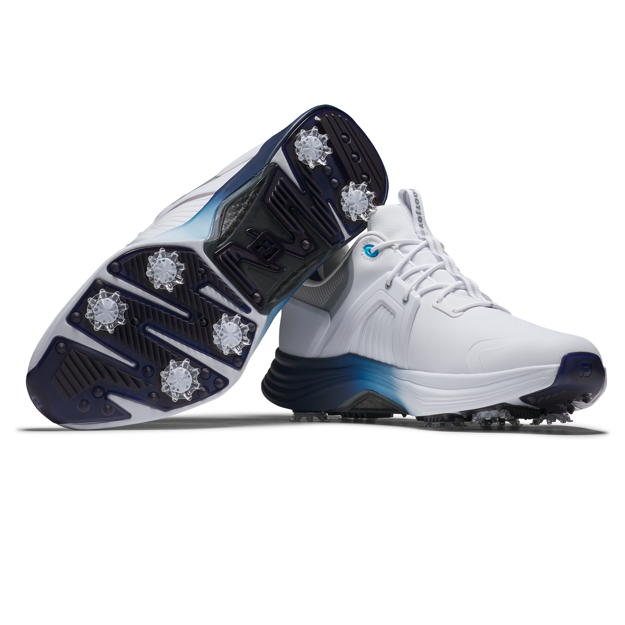 FootJoy 2025 Hyperflex Carbon Golf Shoes - White/Navy/Blue