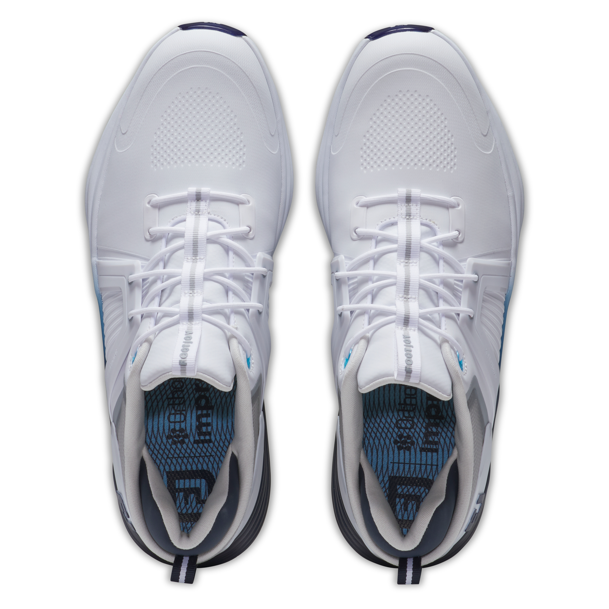 FootJoy 2025 Hyperflex Carbon Golf Shoes - White/Navy/Blue