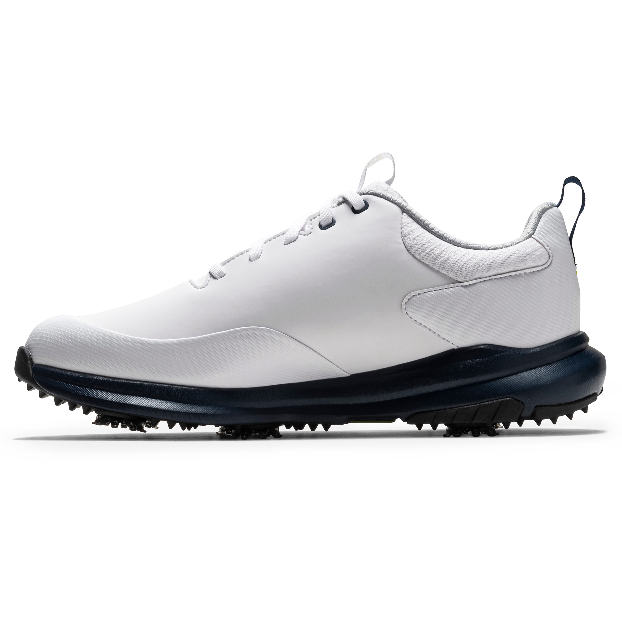 FootJoy Men's Tour Rival Golf Shoes - White/Navy/Lime