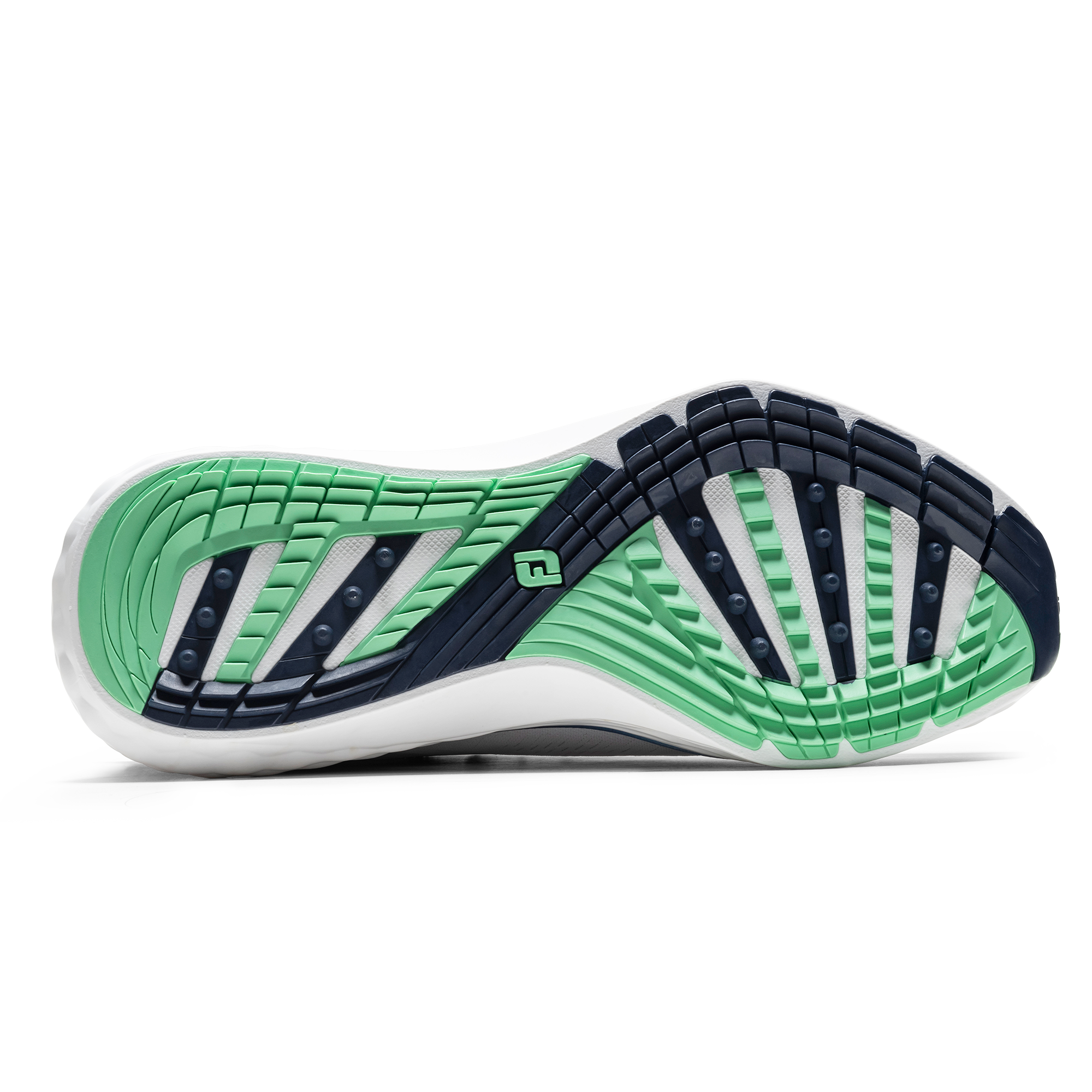 FootJoy Men`s Quantum Textile Golf Shoes - White/Peacoat/Aquamarine