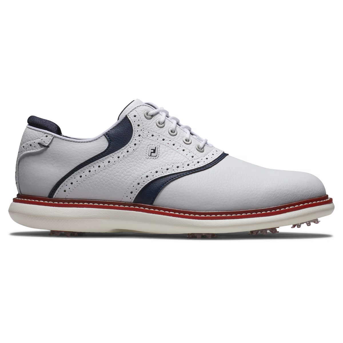 FootJoy Limited Edition Coastal Traditions Golf Shoes - White/Navy/Red