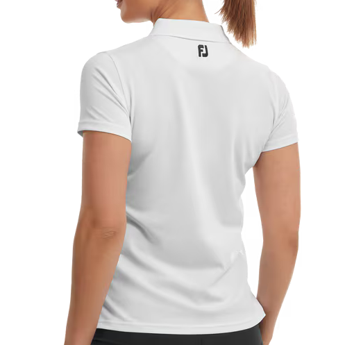 white women's golf polo shirt