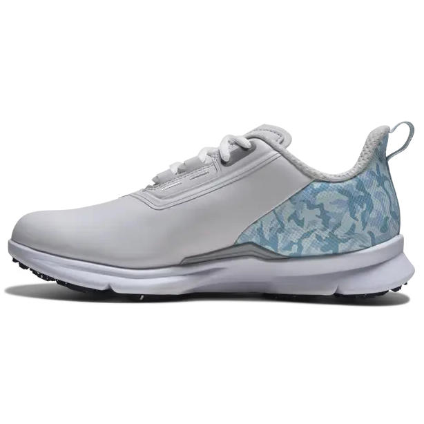 FootJoy Ladies Fuel Spikeless Golf Shoes - Blue Camo