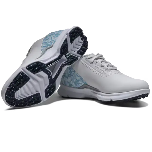 FootJoy Ladies Fuel Spikeless Golf Shoes - Blue Camo