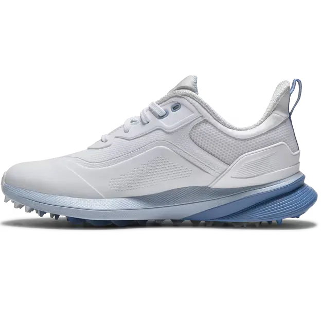FootJoy Ladies Pro/SL Spikeless Golf Shoes - White/Blue
