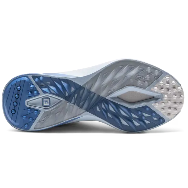 FootJoy Ladies Pro/SL Spikeless Golf Shoes - White/Blue
