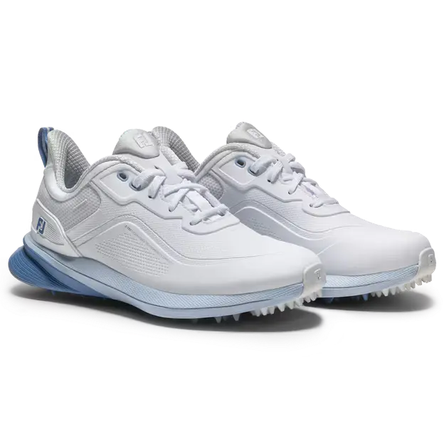 FootJoy Ladies Pro/SL Spikeless Golf Shoes - White/Blue