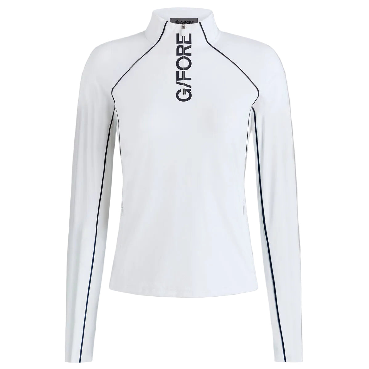 G/Fore Ladies Contrast Silky Tech Quarter Zip Pullover