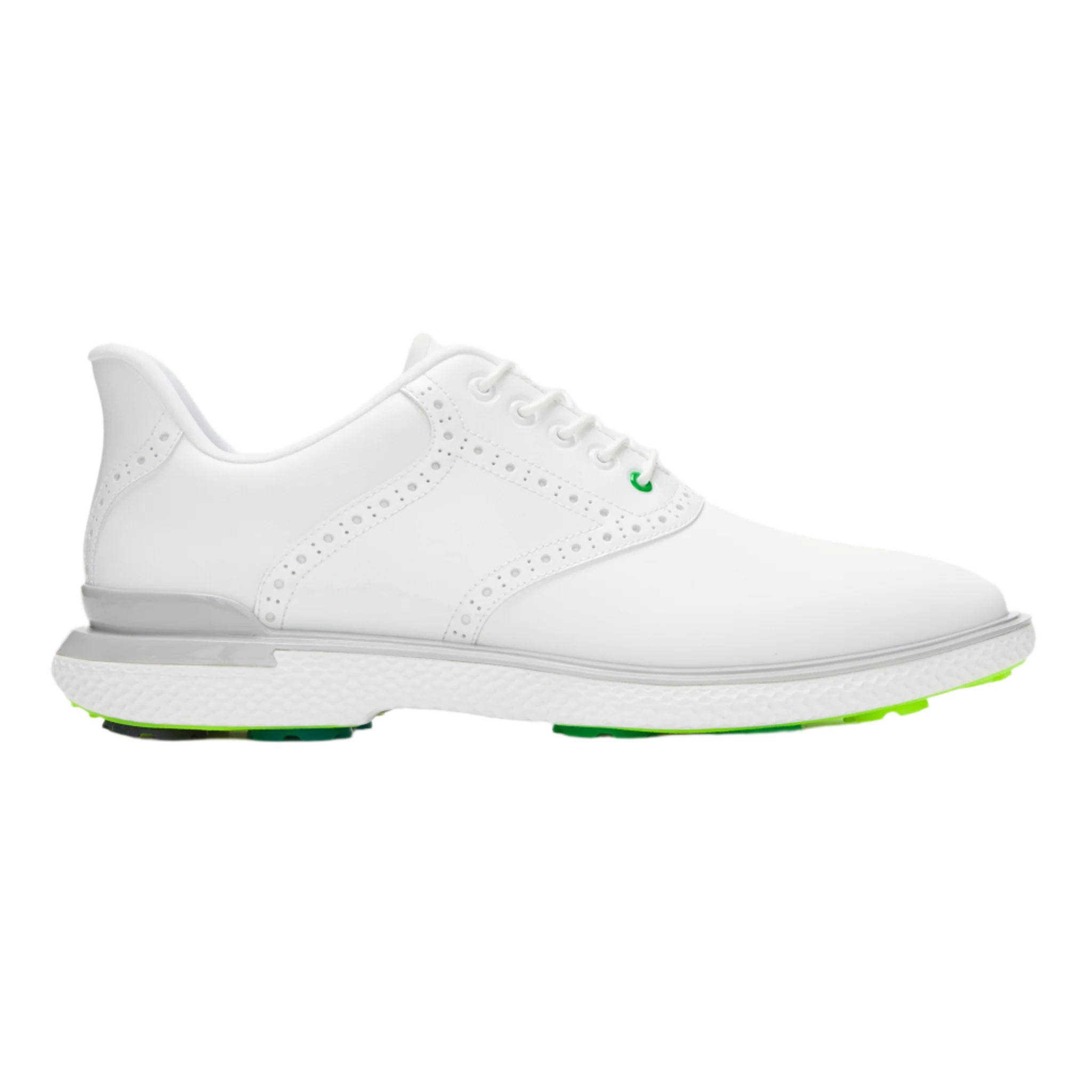 G/Fore Men's Gallivan2r Brogue Saddle Golf Shoe - Snow/Nimbus