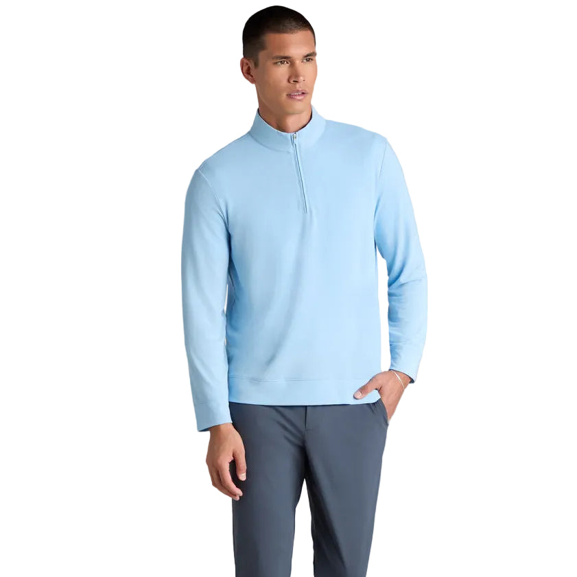G/Fore Luxe Soft Touch Quarter Zip Jersey - Baja