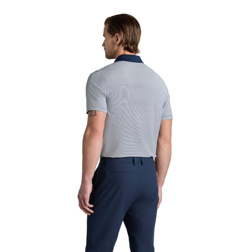 G/Fore Men`s 'Feeder Stripe' Fine Tech Jersey Polo
