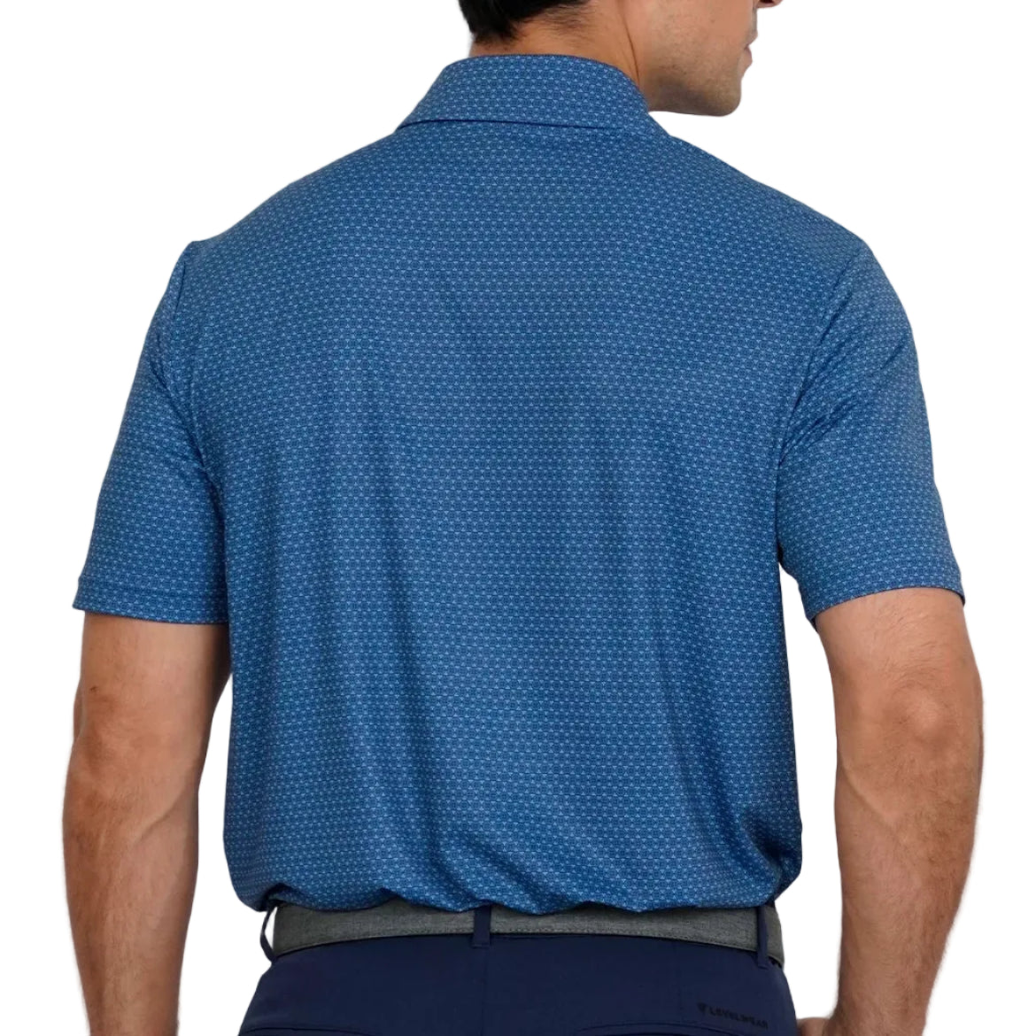 mens golf polo in navy
