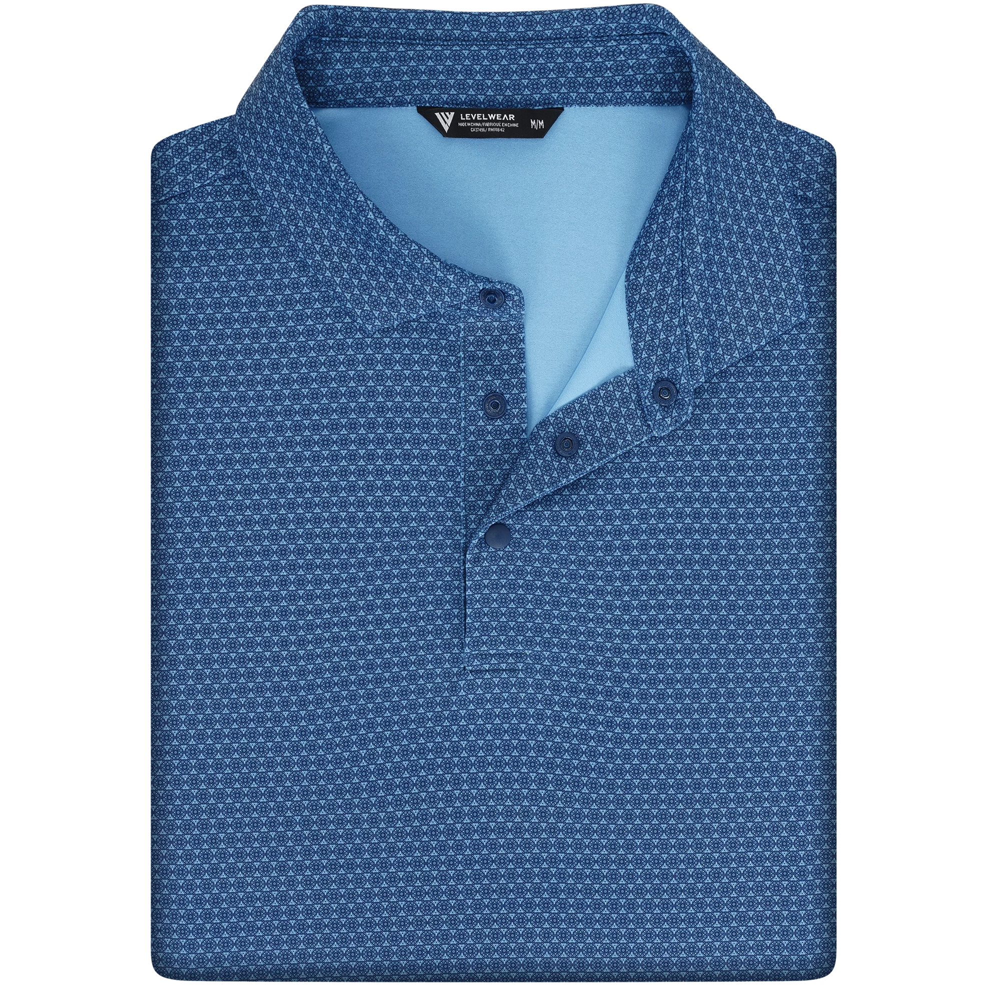 mens golf polo in navy