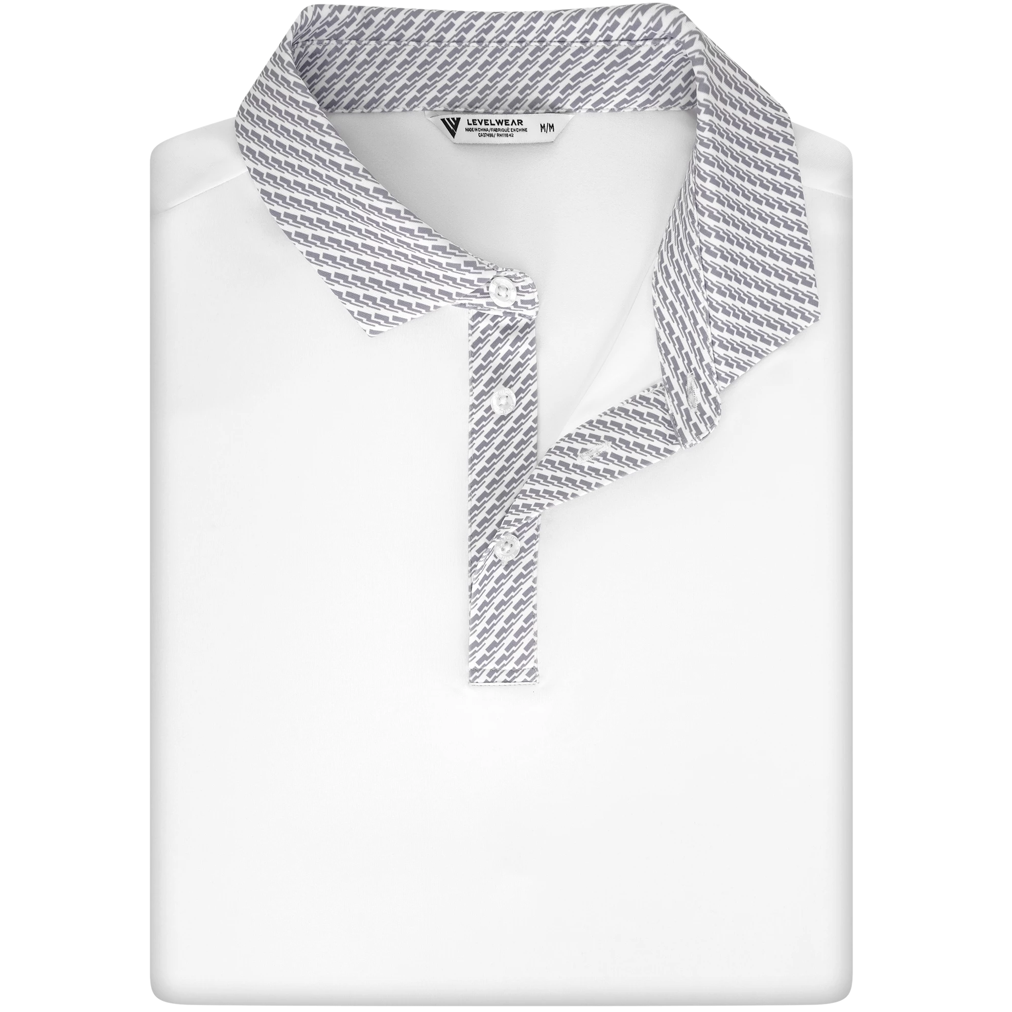 MENS WHITE GOLF POLO