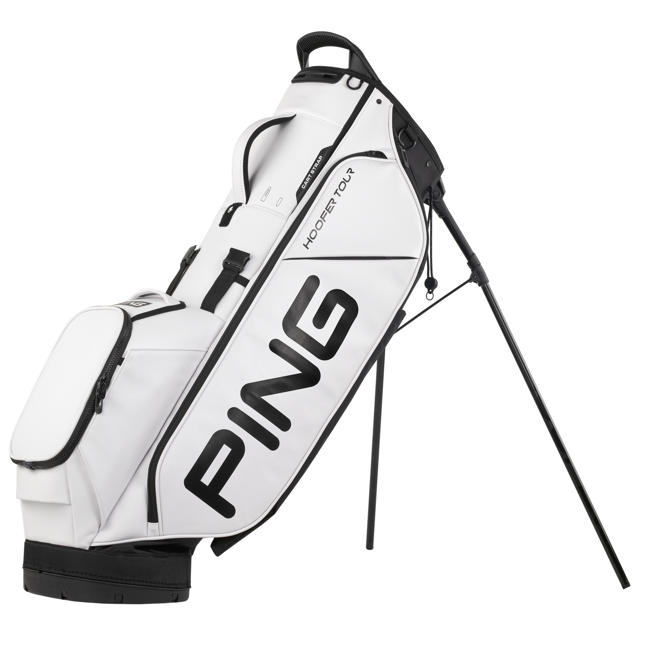 Ping Hoofer Tour Stand Bag - White/Black