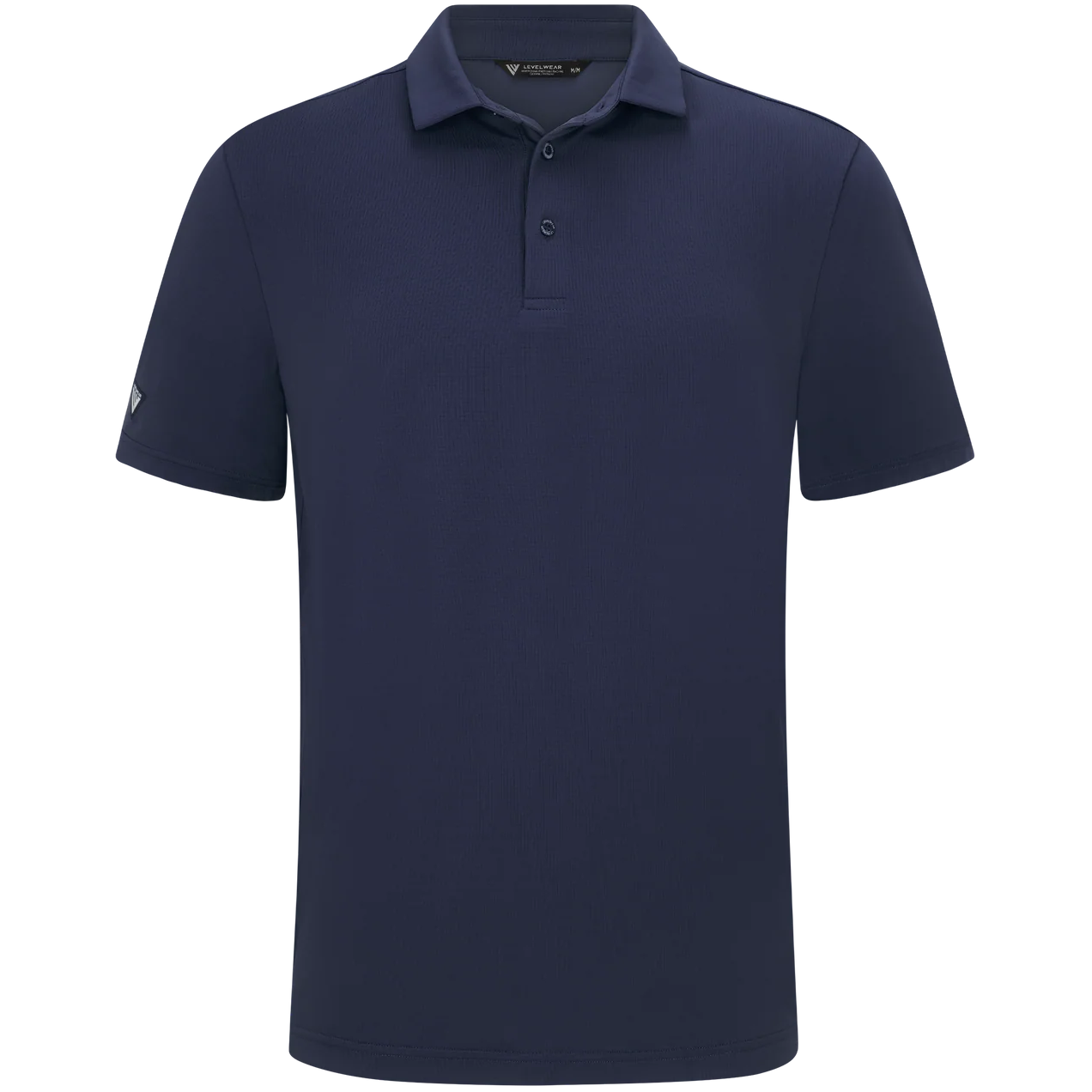 mens golf polo in colour navy