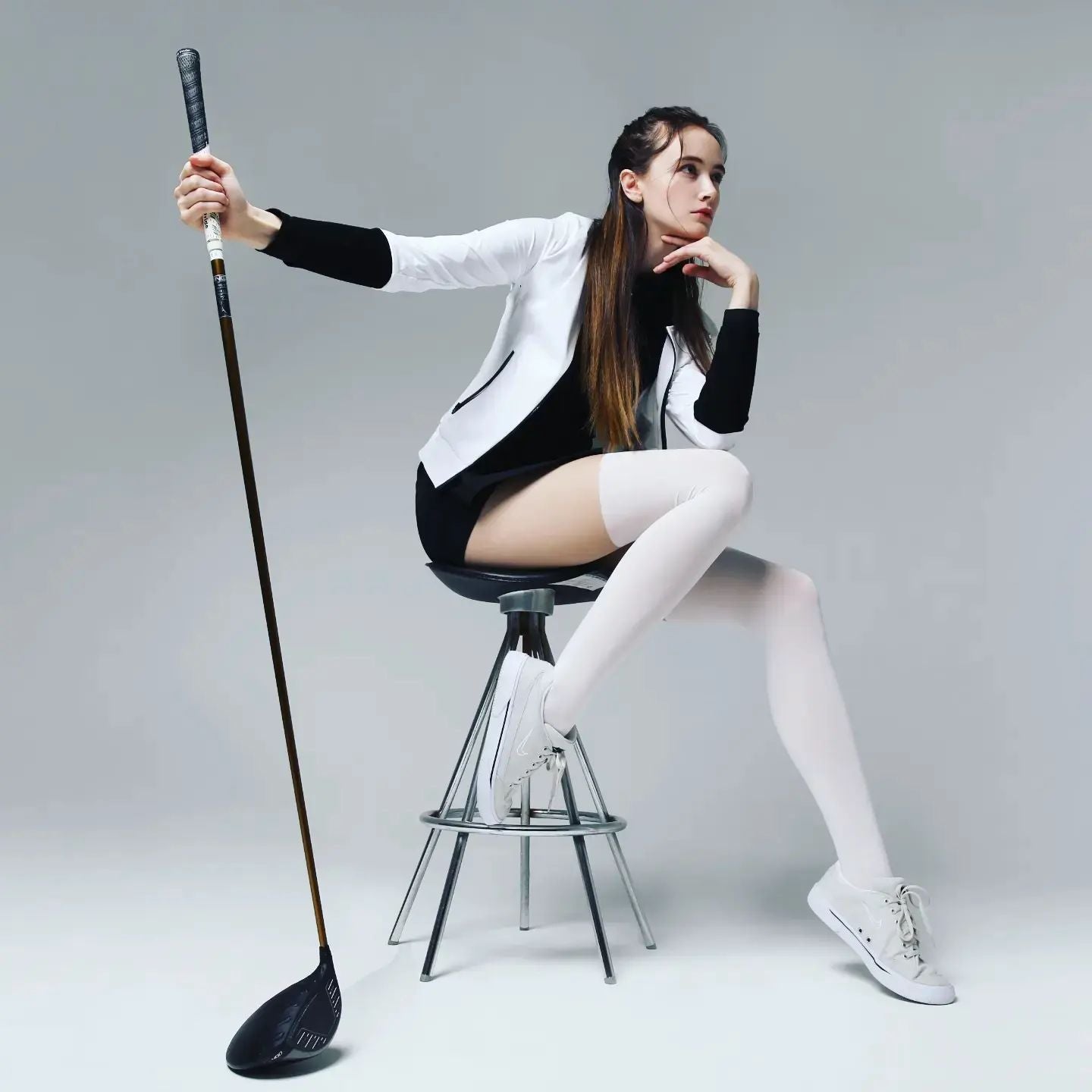 Clobirdie Knee High Golf stockings