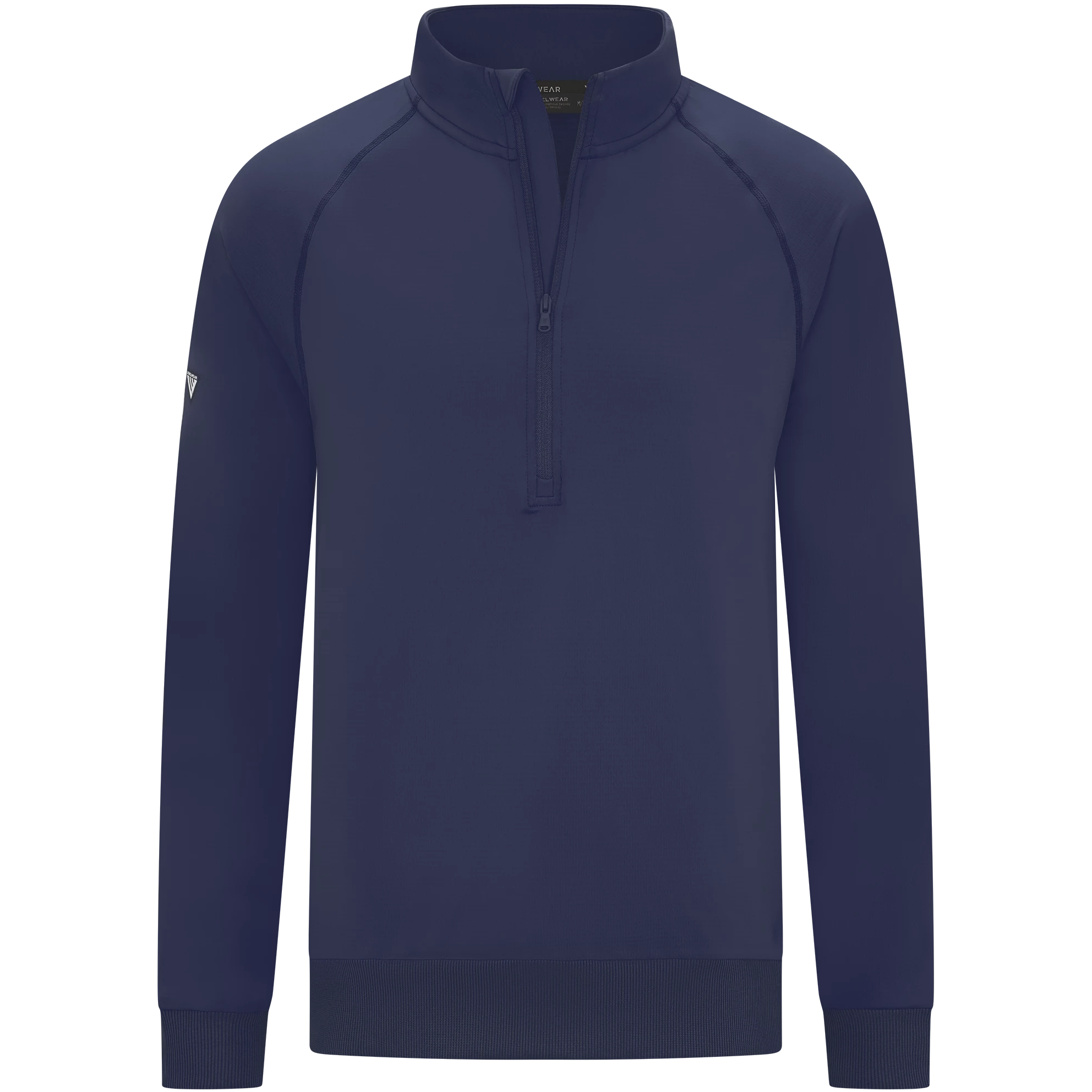 mens half zip jacket in navy colour