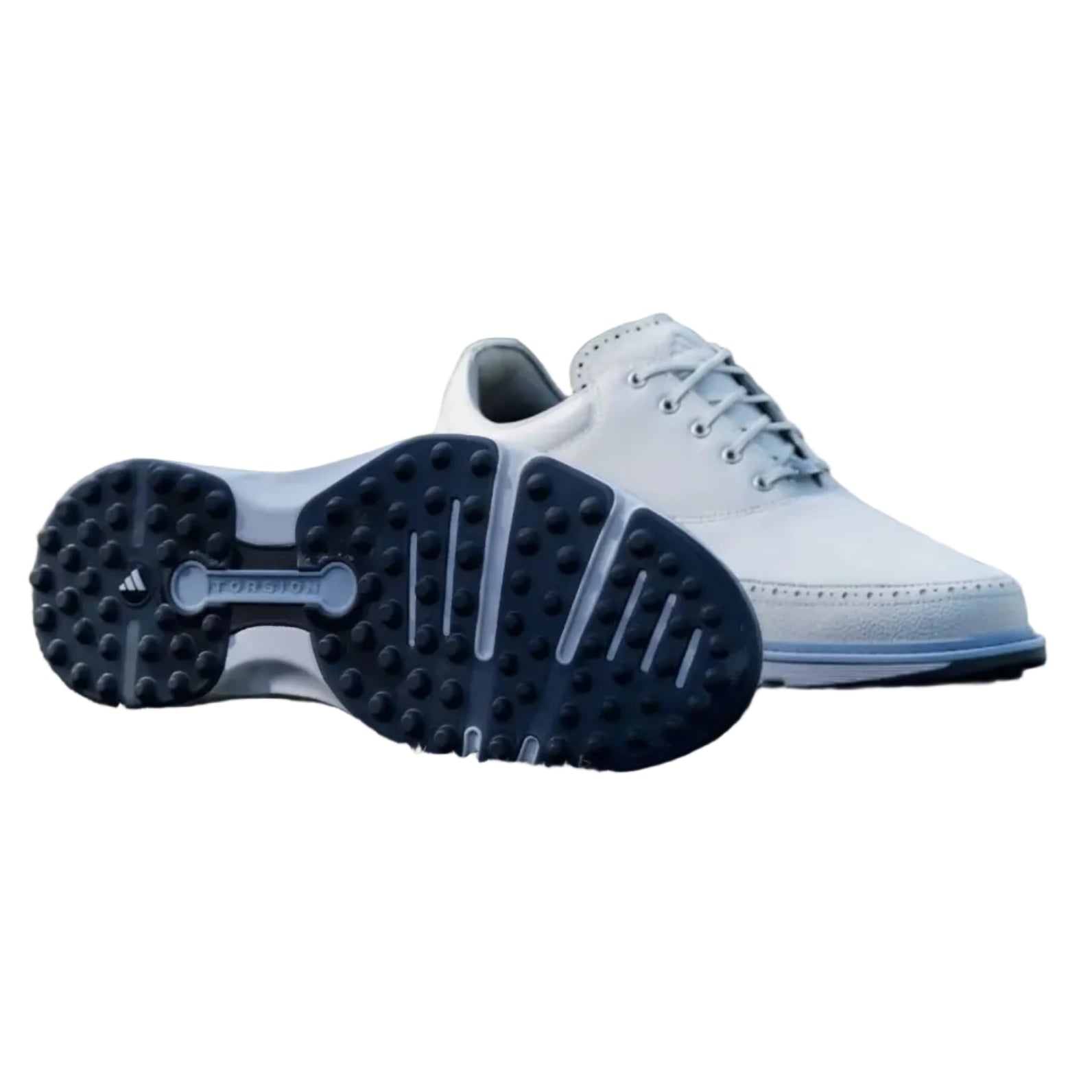 Adidas MC80 Men's Spikeless Golf Shoe - White/Sky/Navy
