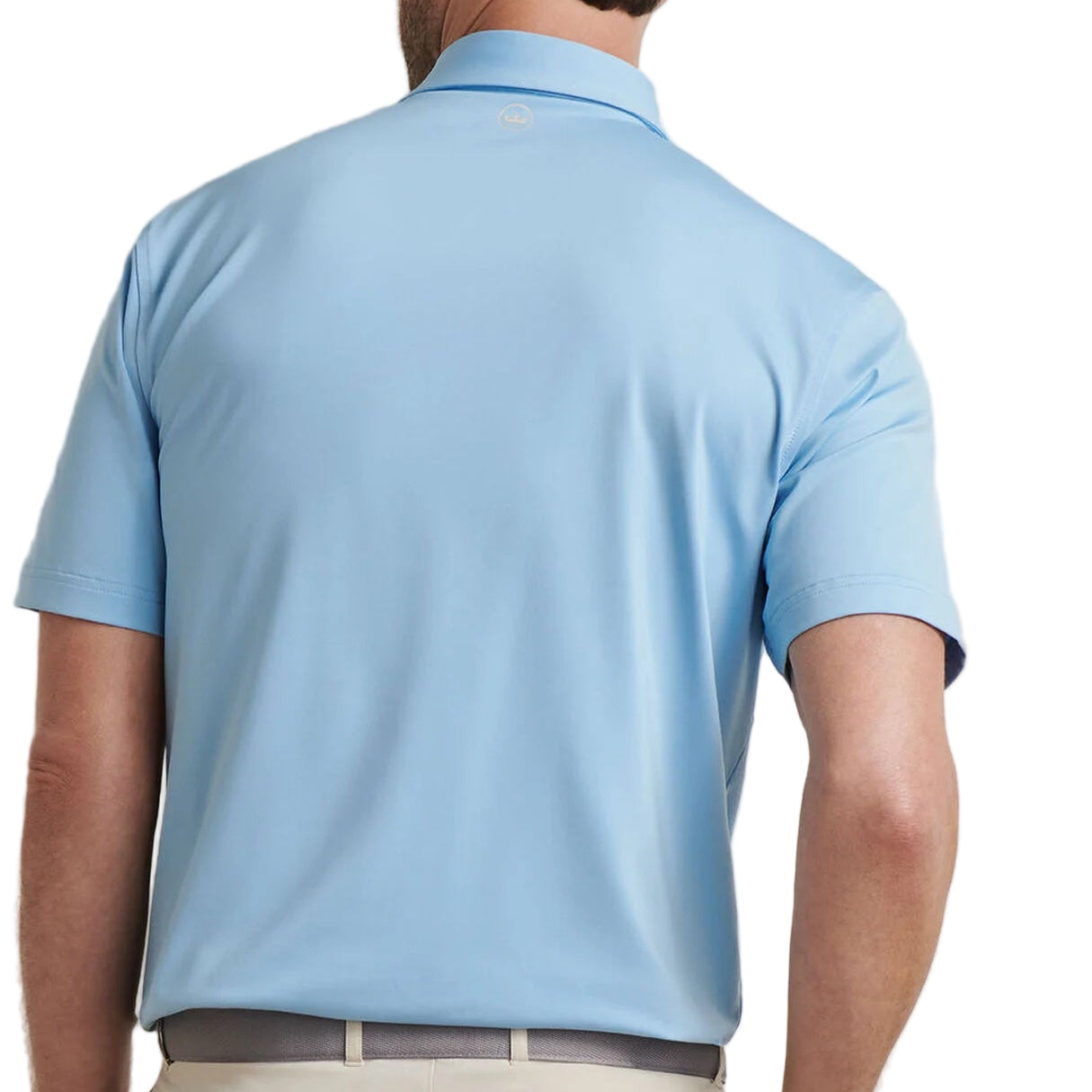Peter Millar 'Solid Performance' Polo - Cottage Blue Crown
