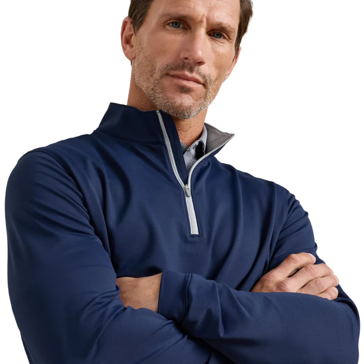 Peter Millar Perth Performance Quarter-Zip - Navy