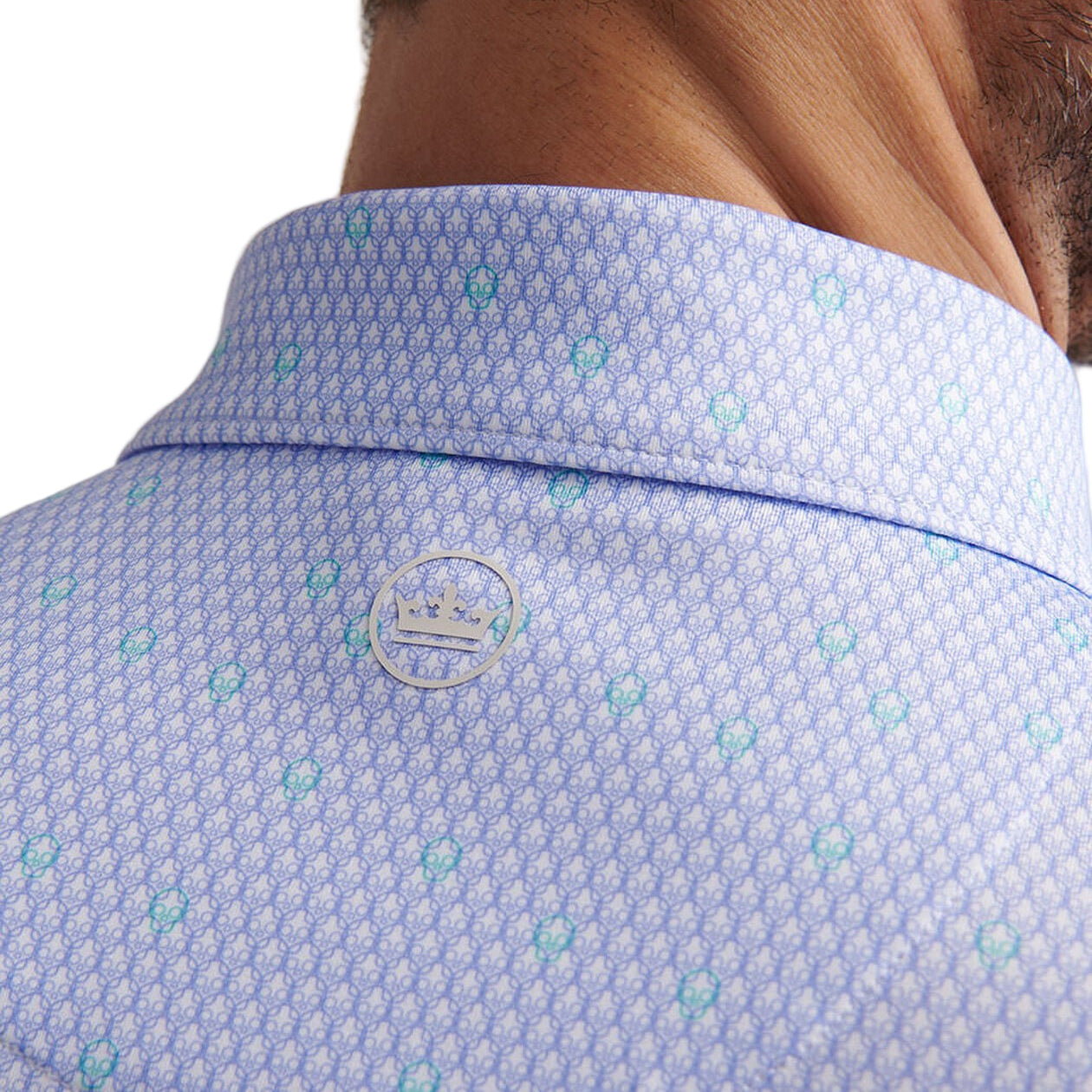 Peter Millar 'Geo Skull' Performance Polo