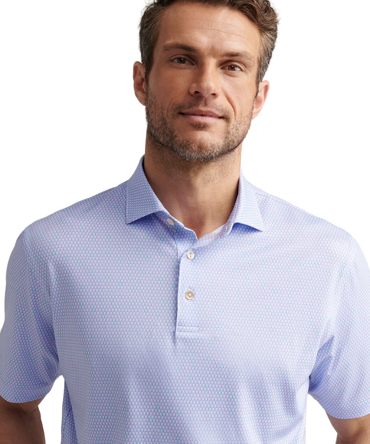 Peter Millar 'Geo Skull' Performance Polo