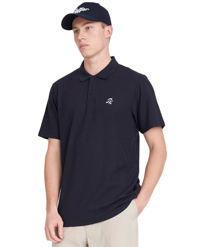 Huffer Golf Men's Classic Polo - Navy