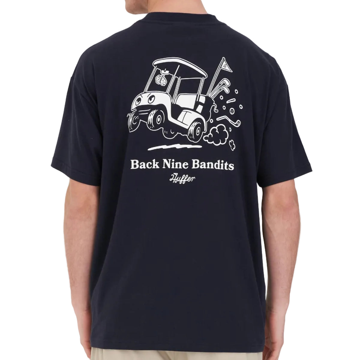 Huffer Black Tee 220/ Back Nine - Navy