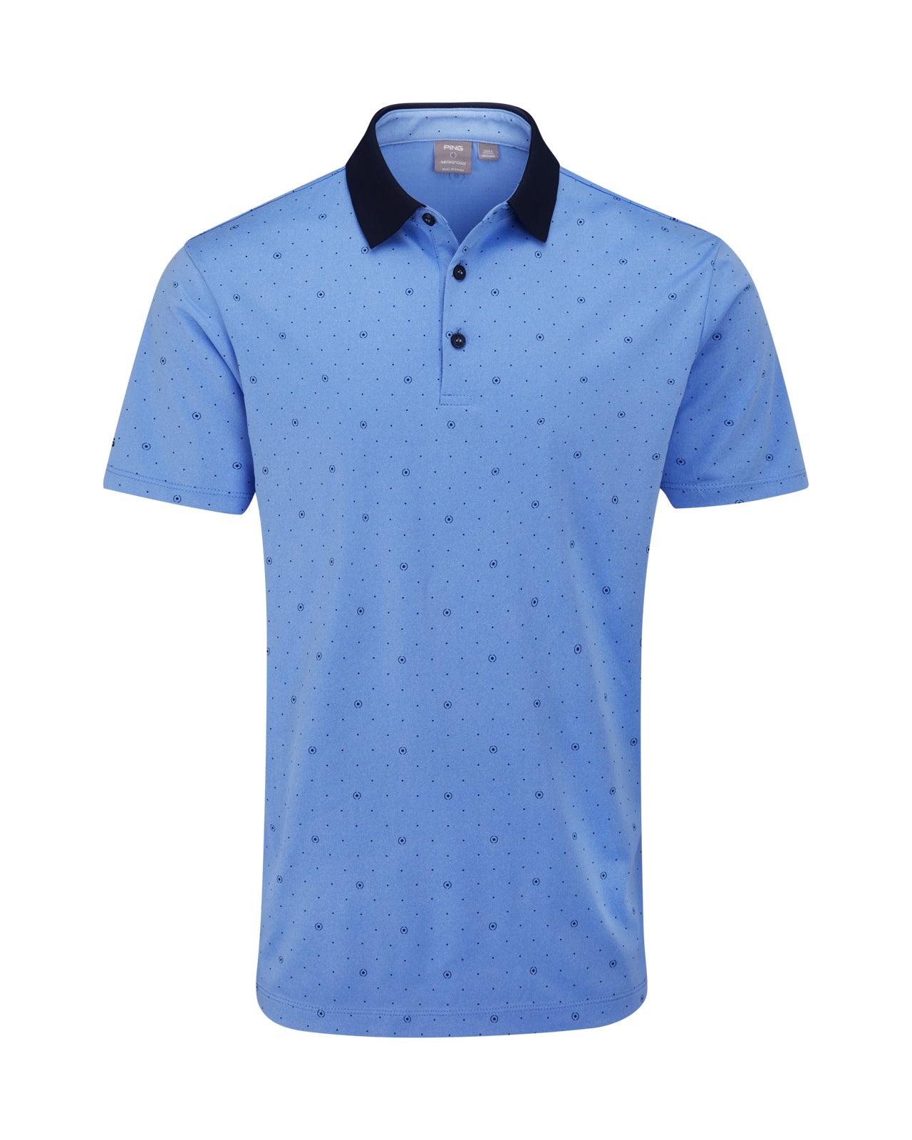Ping Men`s Jared Polo - Cornflower Blue / Navy