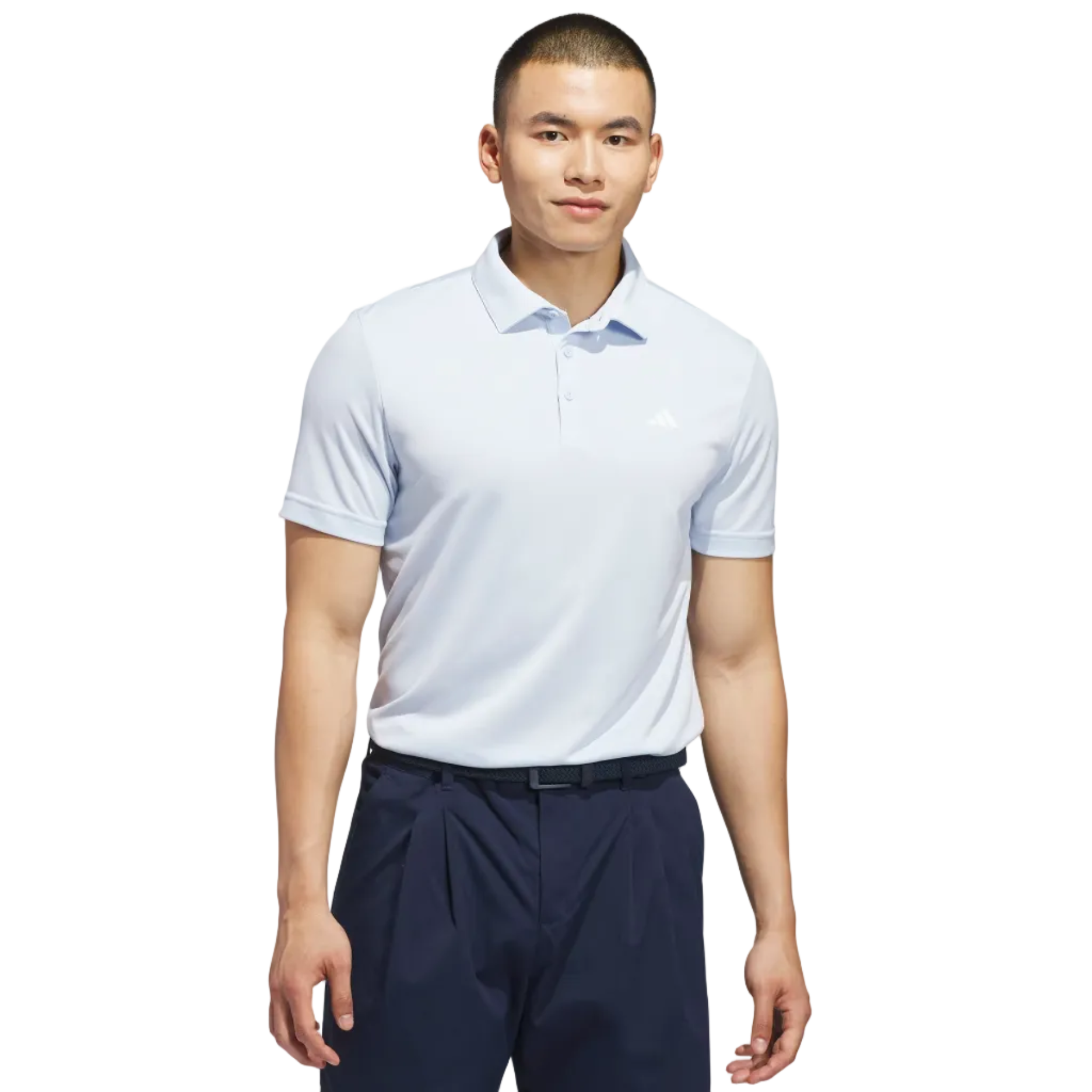 Adidas Performance Solid Polo - Crystal Sky