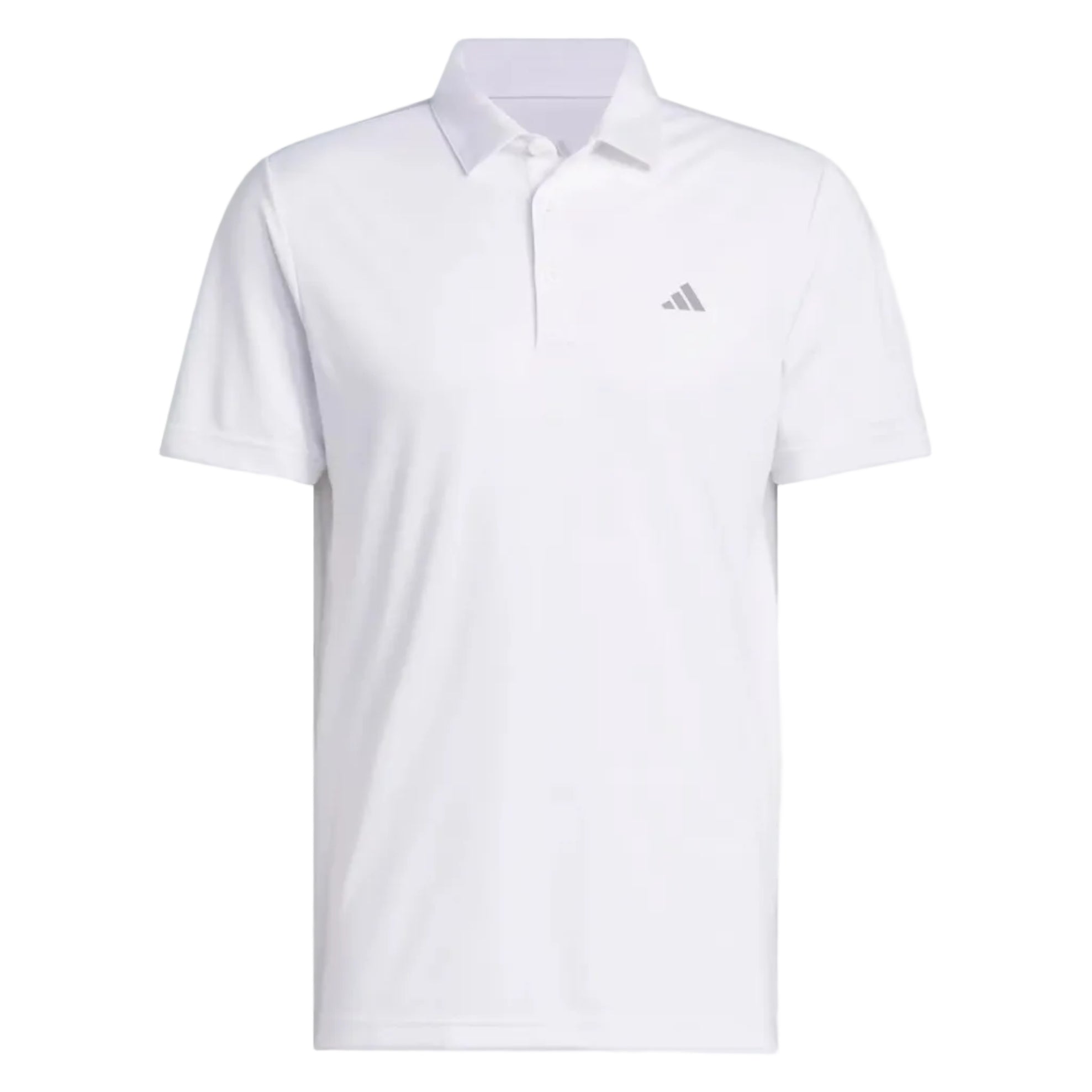 adidas mens golf polo in white