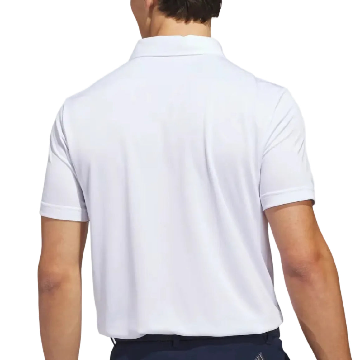 adidas mens golf polo in white