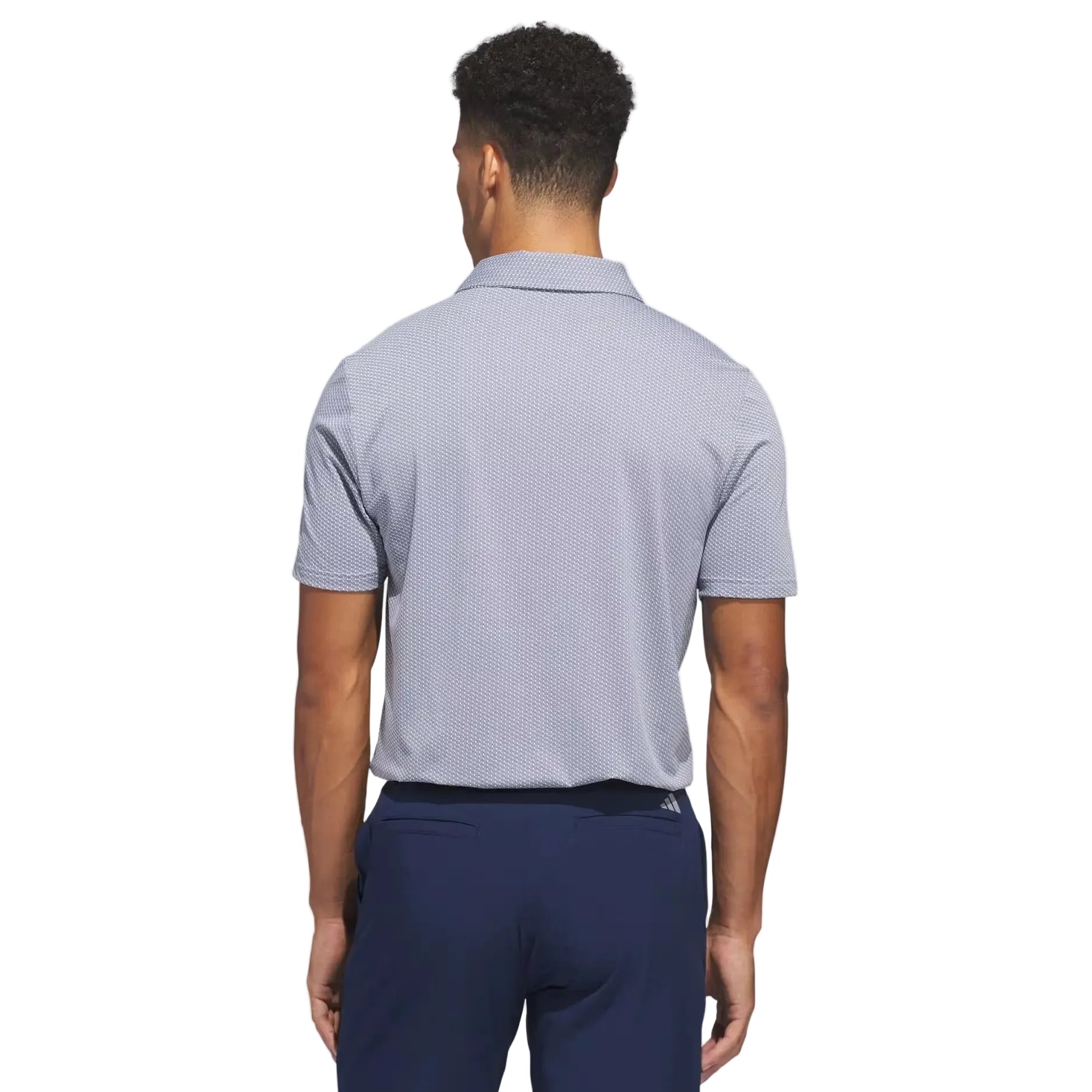 Adidas Performance Textured Polo - Navy