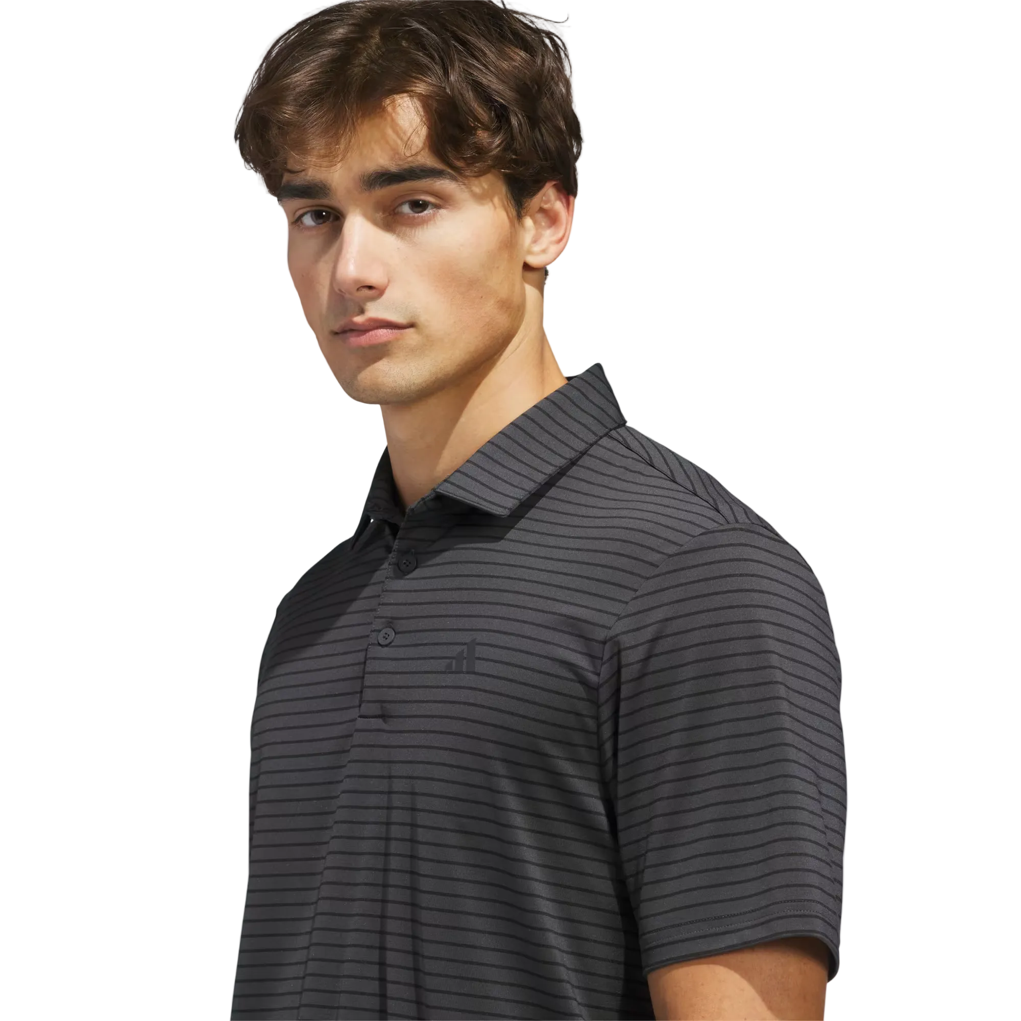 Adidas Performance Two-Colour Stripe Polo - Black