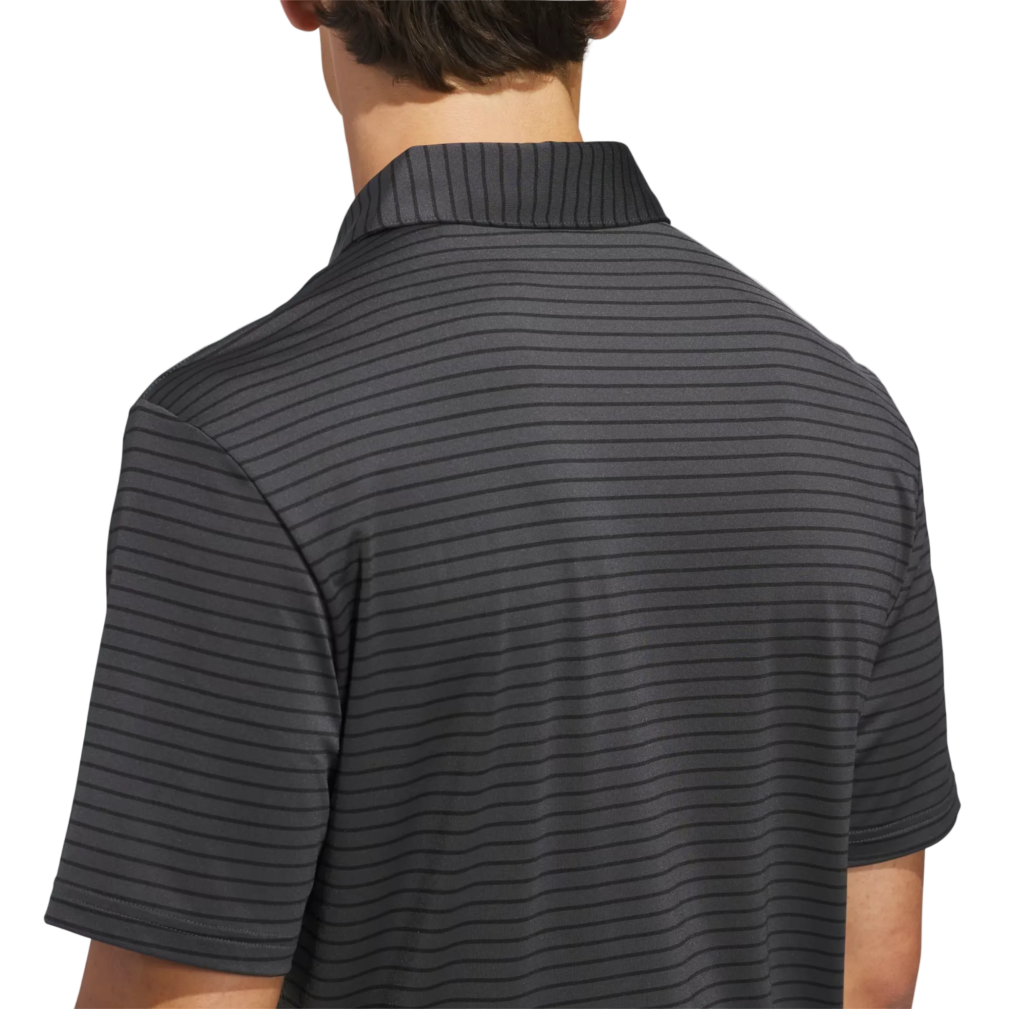 Adidas Performance Two-Colour Stripe Polo - Black