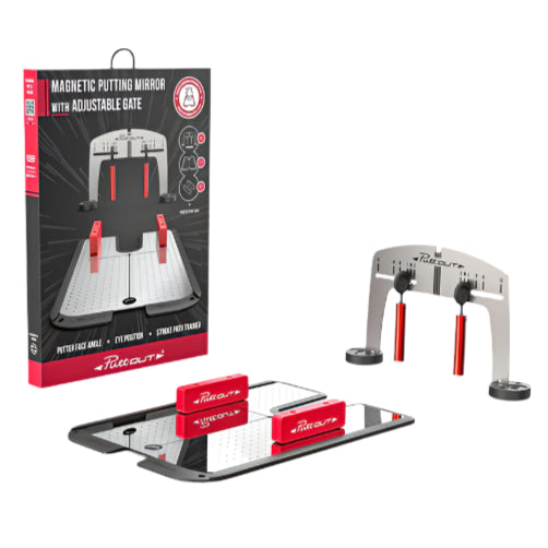 Putt Out Putting Mirror & Adjustable Gate Aid