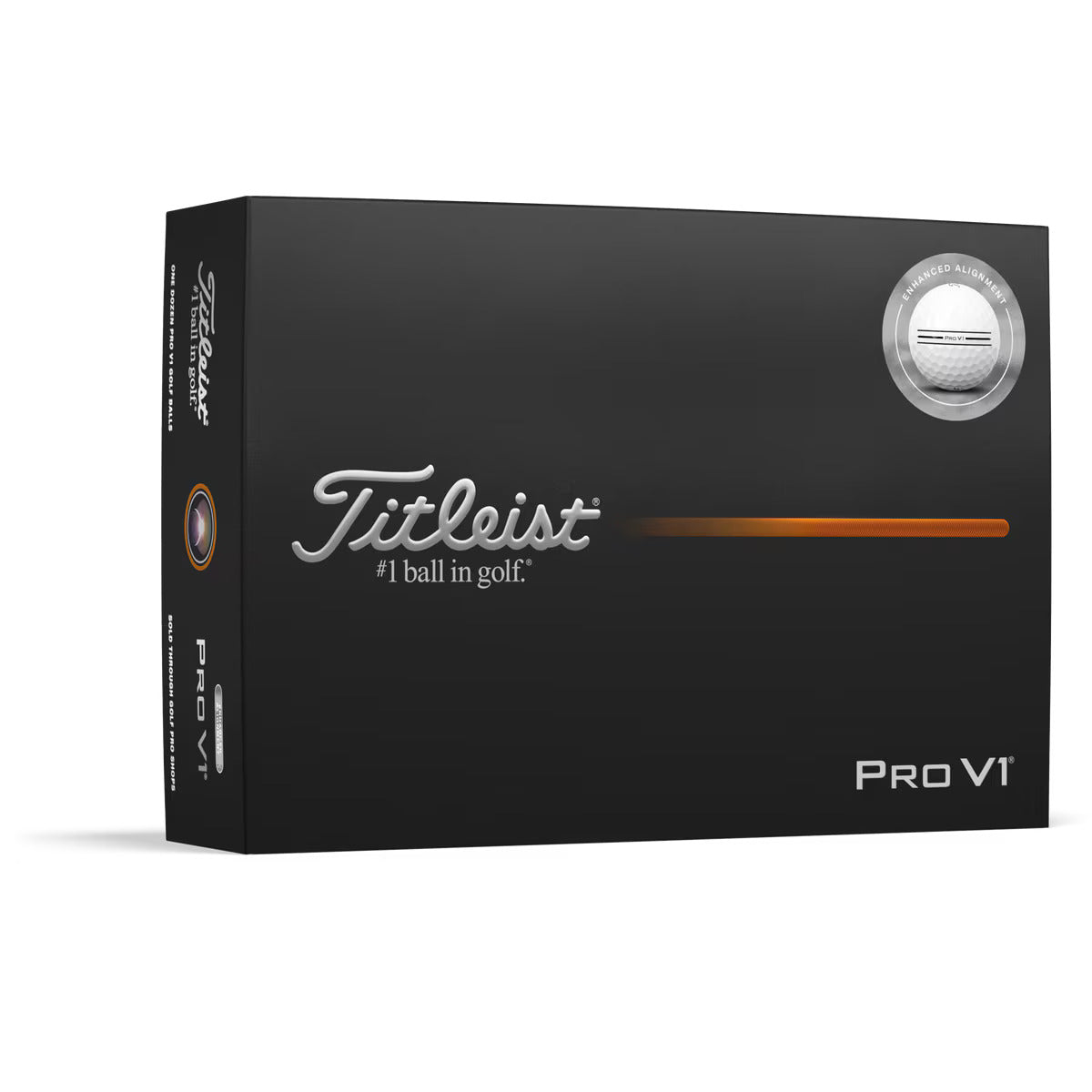 Titleist Pro V1 '25 Enhanced Alignment Golf Balls - Dozen