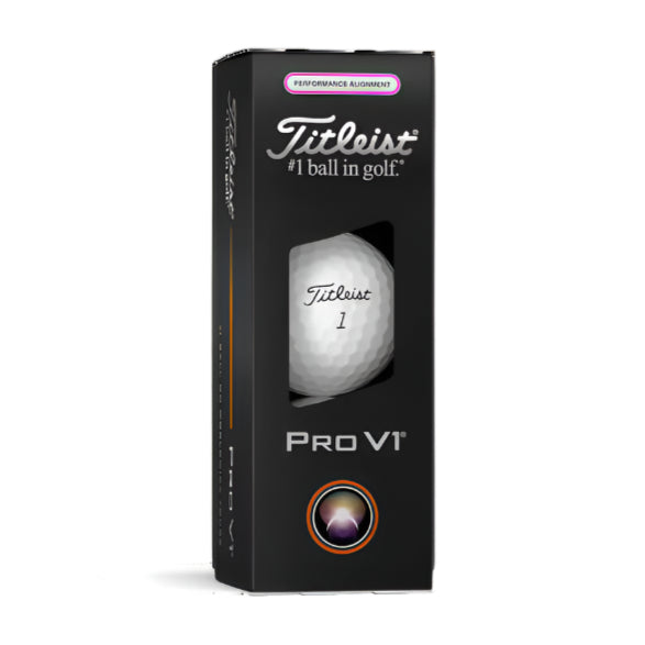 Titleist Pro Vi golf ball packaging on a white background